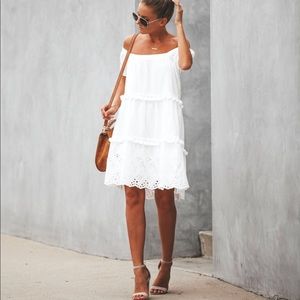 Nepenthe Cotton Eyelet + Tassel Dress :: VICI
